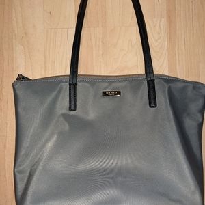 Kate Spade Purse Gray Tote and Note Books TRADE @flechasmaddie